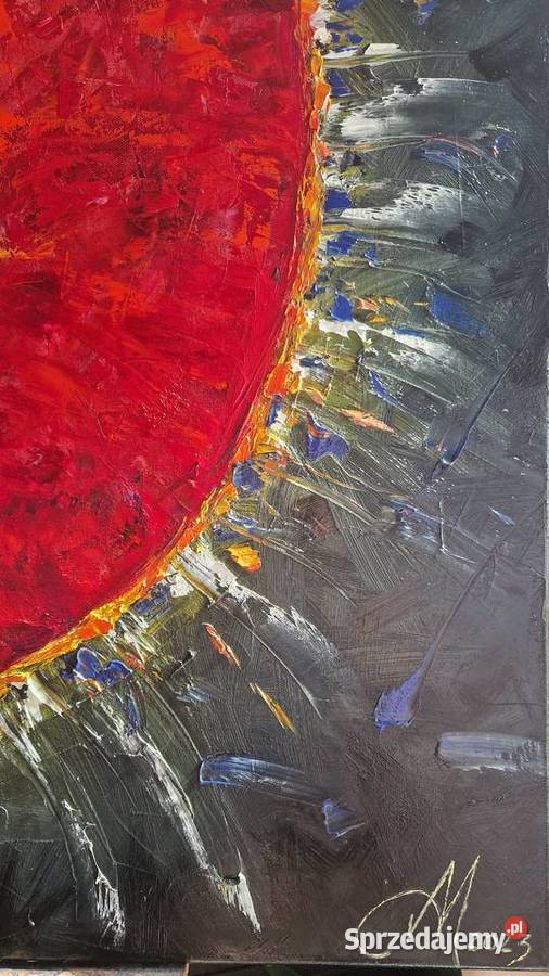 OBRAZ Olej na płótnie Łask