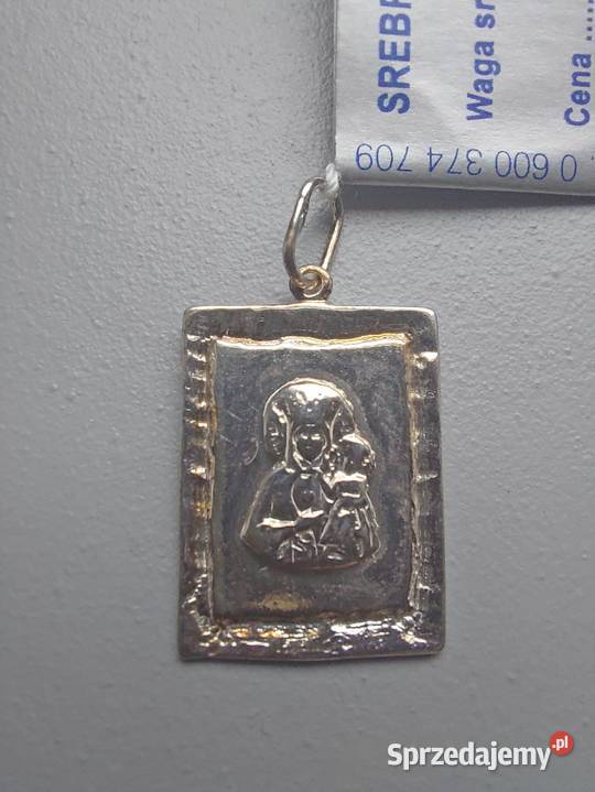 medalik Matka Boska Częstochowska srebro 925 Poznań