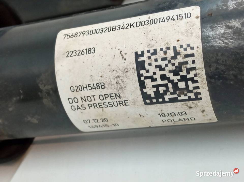 AMORTYZATOR LEWY PRAWY SPRĘŻYNY TYŁ KPL 7568793 Amortyzatory świętokrzyskie