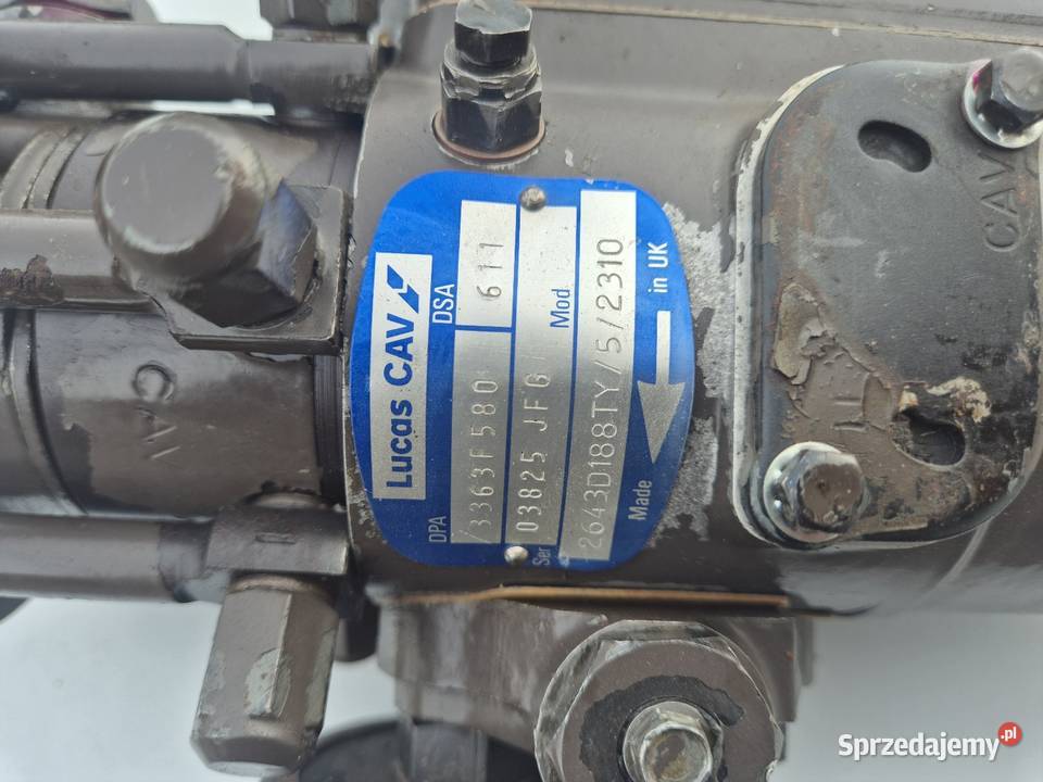 Pompa pliwowa Perkins Massey Ferguson 3060 3070 Zajęczniki