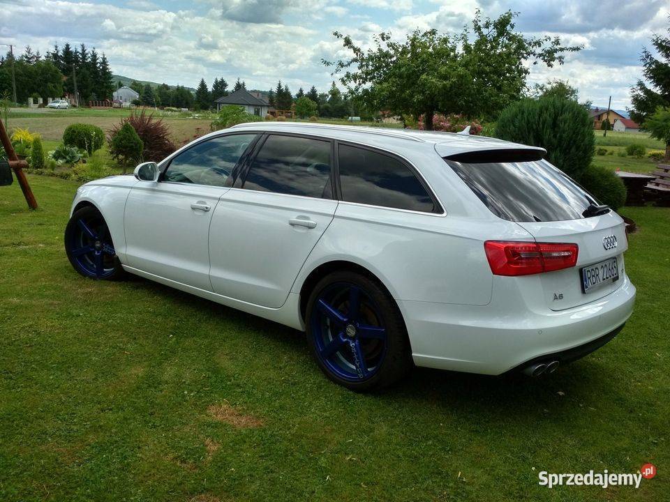 Audi A6 C7 4G Avant 20 TDI 177 2013 biały kolor aluminiowe felgi Zmiennica sprzedam