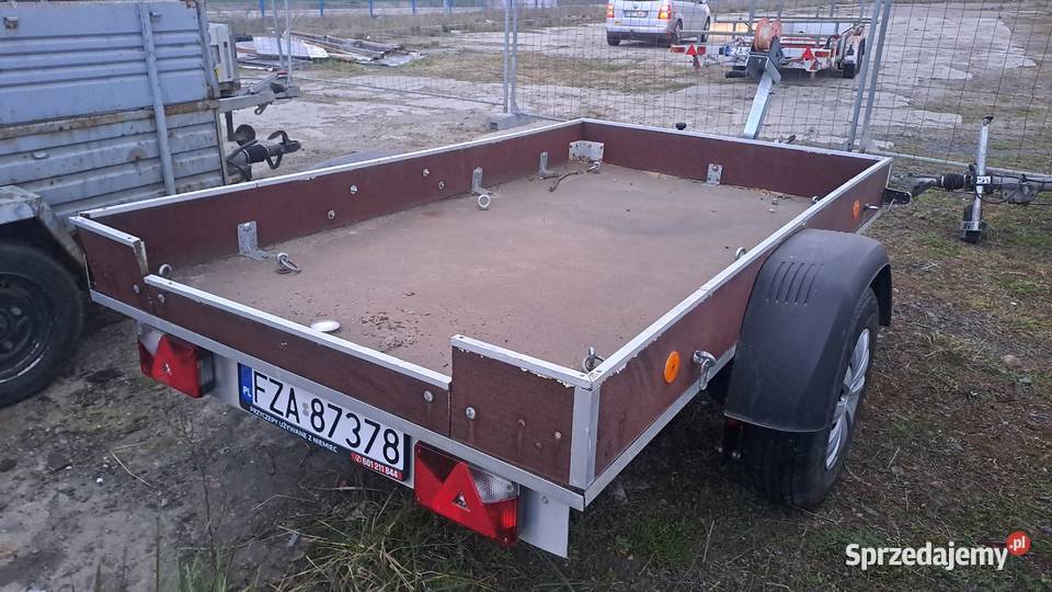 Przyczepa dmc 1000 Westfalia platforma burty 750kg Żary sprzedam