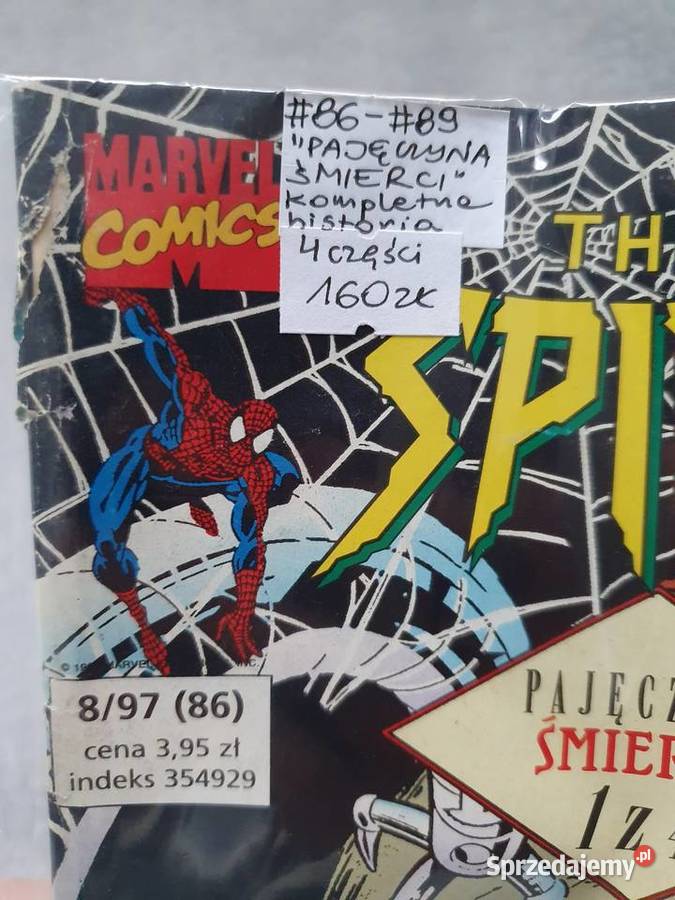 SpiderMan Pajęczyna Śmierci 4 części TMSemic