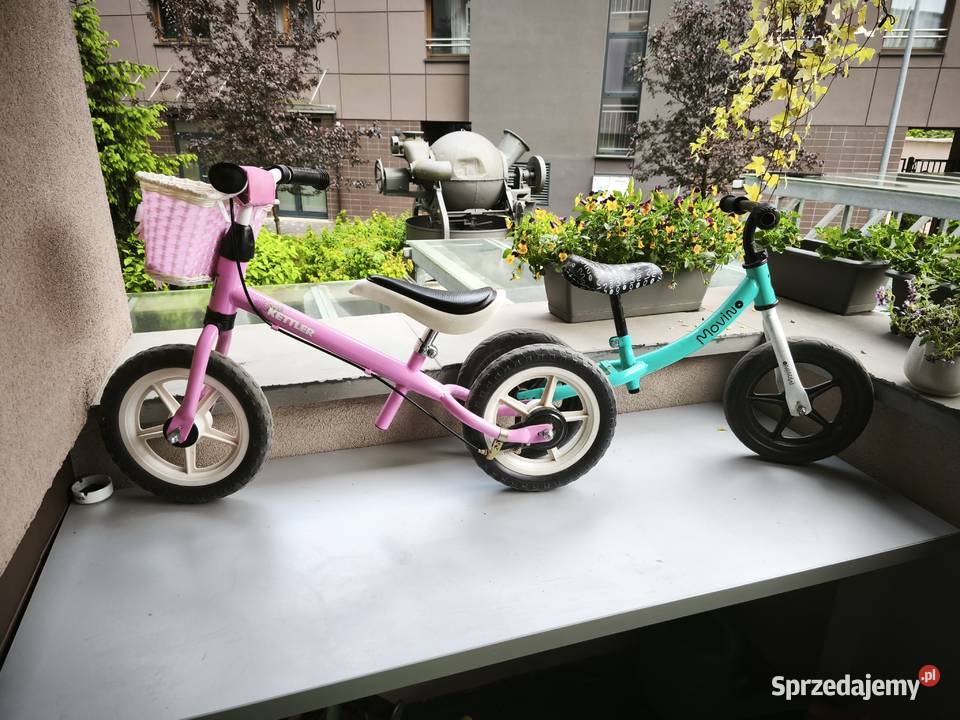 Rowerek biegowy 25 zielony Movino różowy Kettler małopolskie Kraków