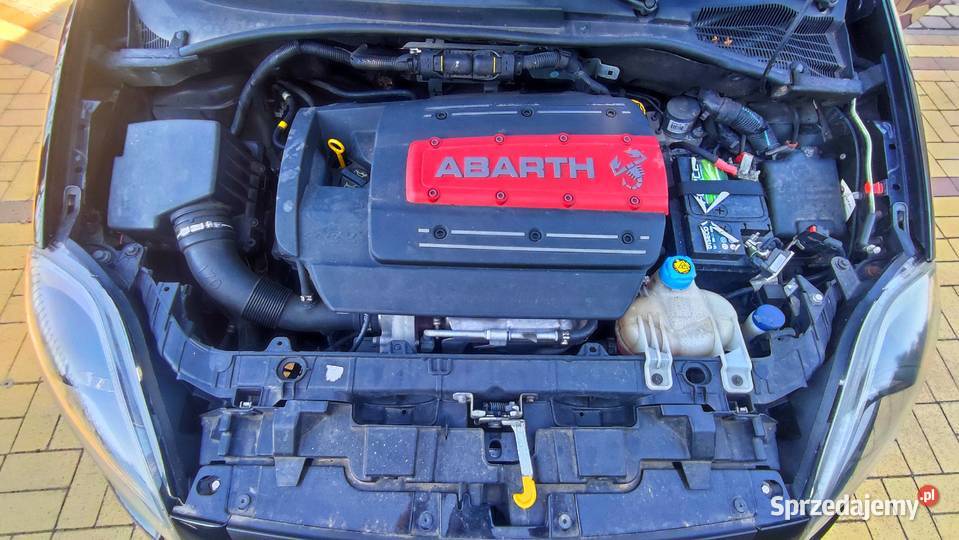 Abarth Punto EVO 14 Turbo benzyna 2013r 165 ks ASR (kontrola trakcji) mazowieckie Kałuszyn sprzedam