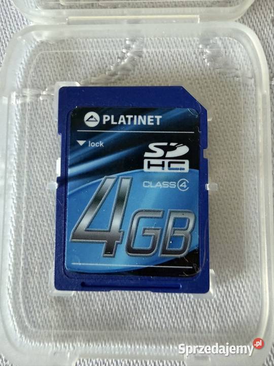 Karta pamięci Platinet SDHC 4GB Class 4 etui SD Czerwionka-Leszczyny