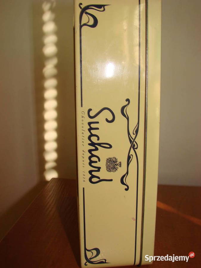Chocolat Suchard blaszane pudełko Pruszcz Gdański