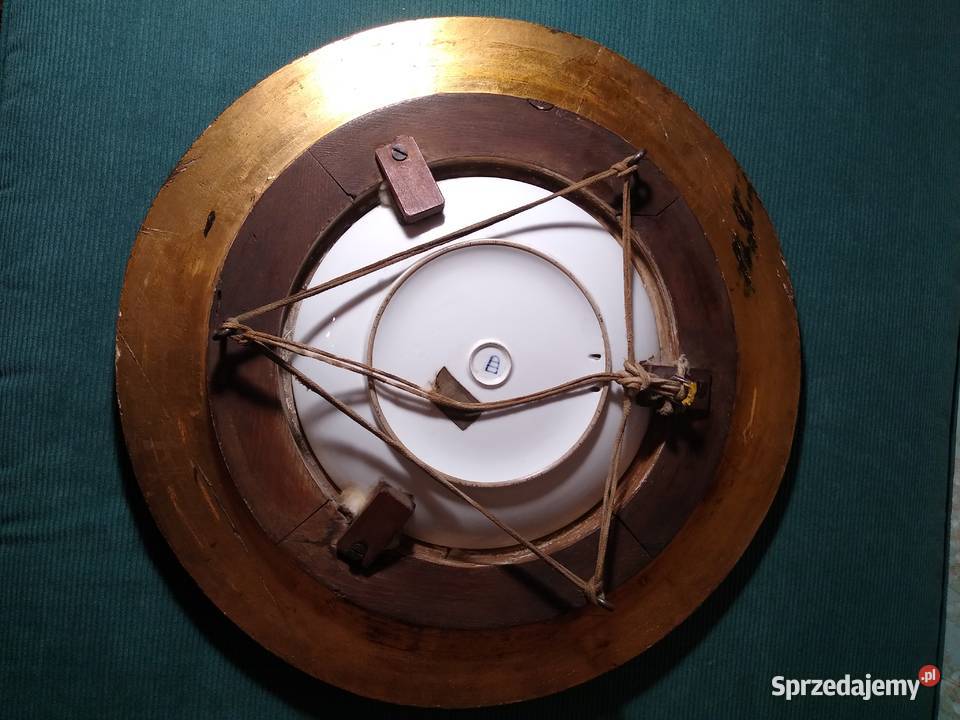 Talerz ozdobny przedwojenny porcelana Wiedeń Łódź