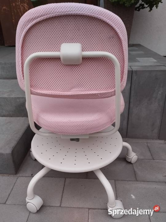 Krzesło do biurka Vimund Ikea różowe fotel Grodzisk Mazowiecki