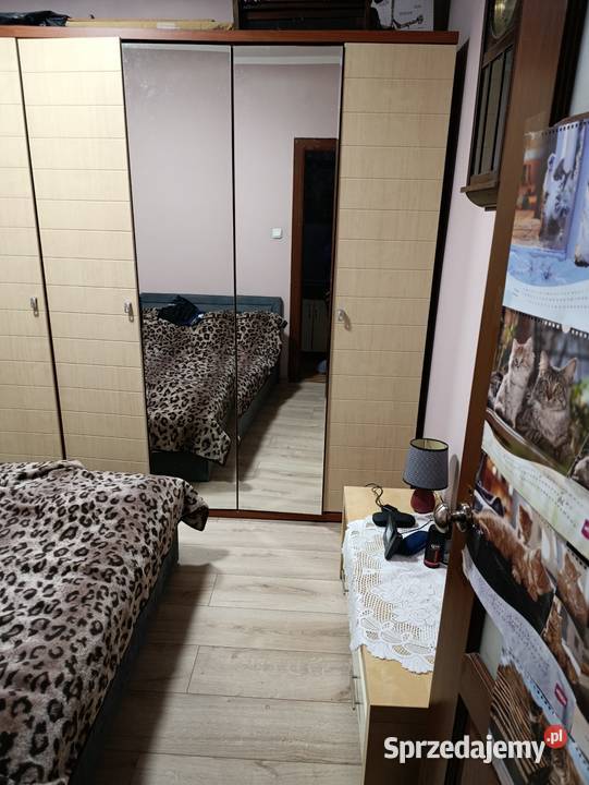 szafa czterodrzwiowa z lustrami i słupek zestaw 58cm Poznań sprzedam