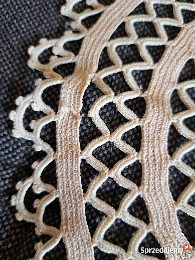 serwetki szydełkowe zestaw 5 Łódź