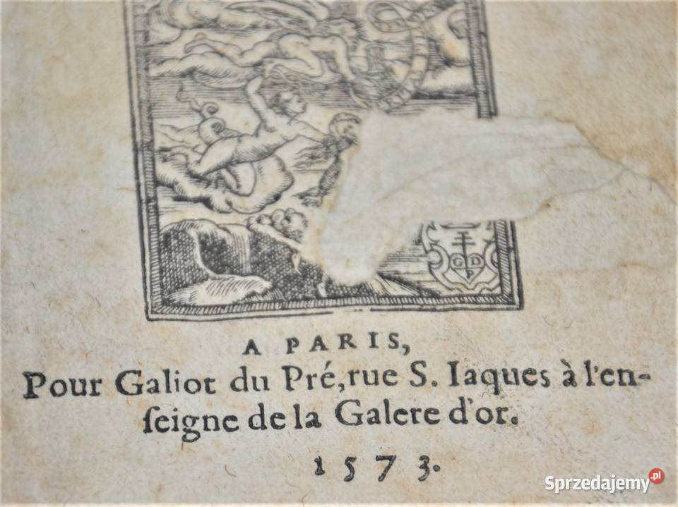 Lhistoire palladienne traitant paryskie wydanie Warszawa