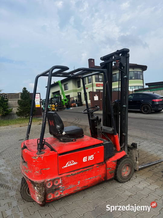 wózek widłowy elektryczny LINDE E16 Triplex 520m Działoszyn