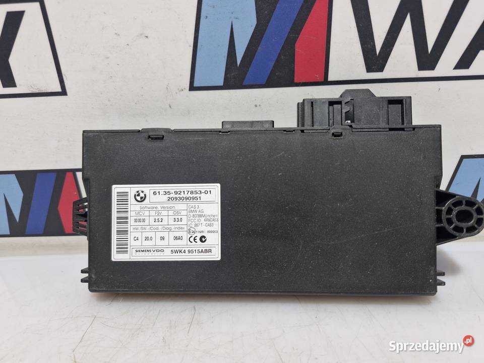 BMW E87 E90 E91 MODUŁ STEROWNIK KOMFOTU CAS Komputery