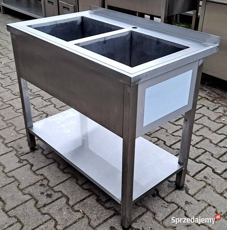 Zlew Basen 2 komorowy z Półką 1006085 M1248 N Nowe Skalmierzyce sprzedam