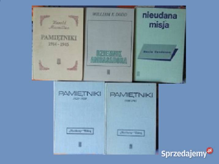 HistoriaPamiętniki Dzienniki Macmillan Dodd Łódź