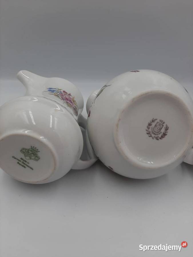Porcelanowe mlecznikidzbanuszki niemieckie Inowrocław