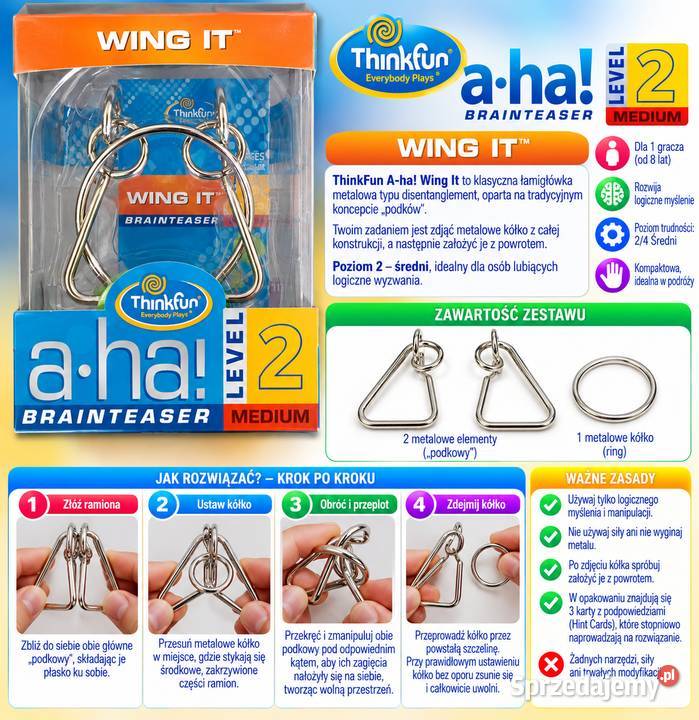 Gry THINKFUN AHA 1 2 3 4 Dla Dziecka