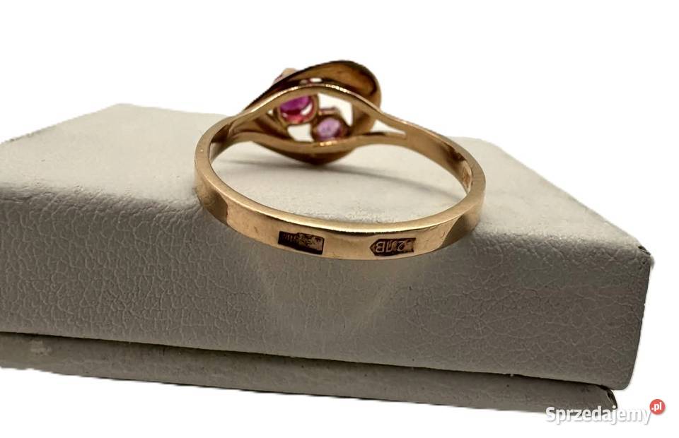 Złoty Pierścionek pr 583 214g R15 Elbląg sprzedam