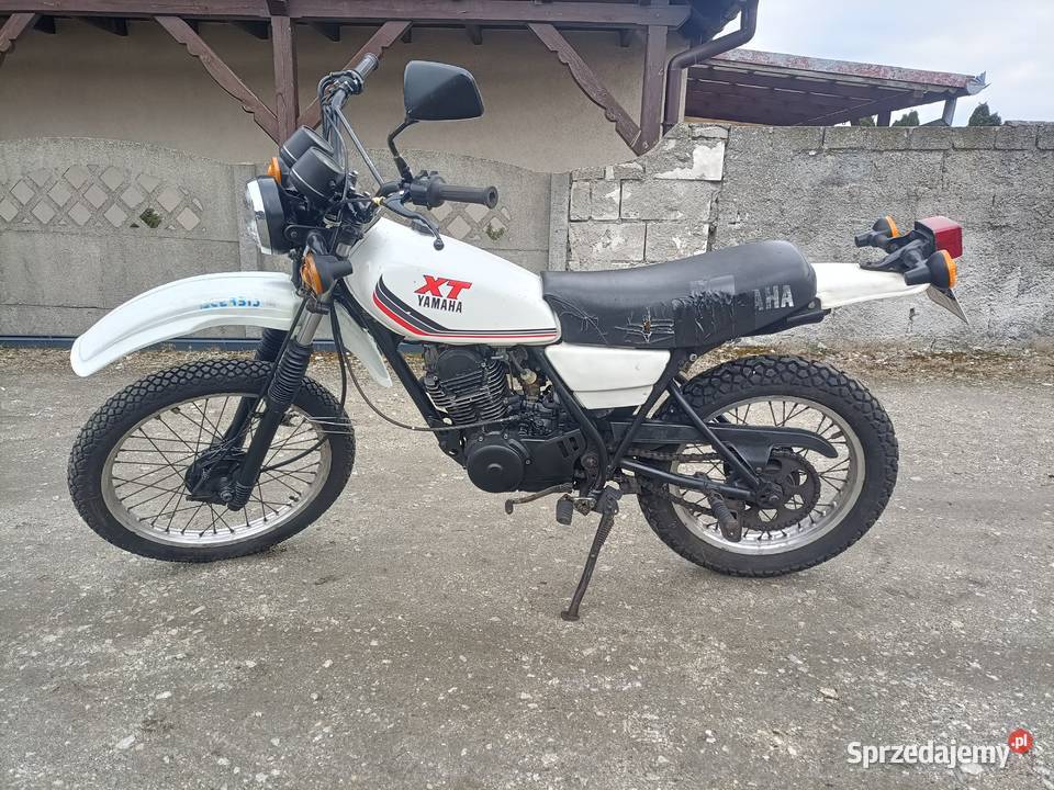 Yamaha XT 250 zarejestrowana motobazarprl Motoryzacja kujawsko-pomorskie Padniewko