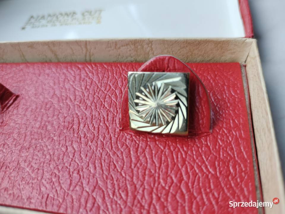 Spinki do mankietów Angielski styl Diamont cut Pozostałe Choszczno