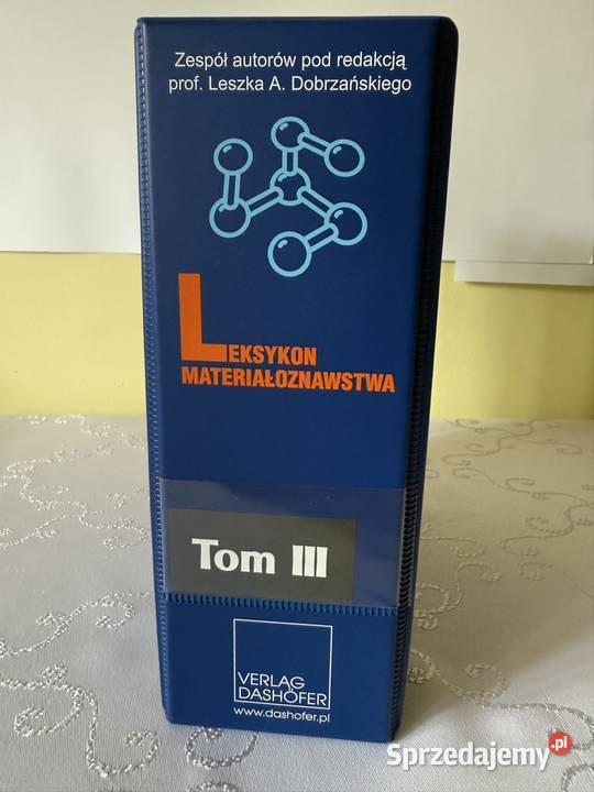 Leksykon Materiałoznawstwa Komplet 5 Tomów A5 Pozostałe Czerwionka-Leszczyny sprzedam