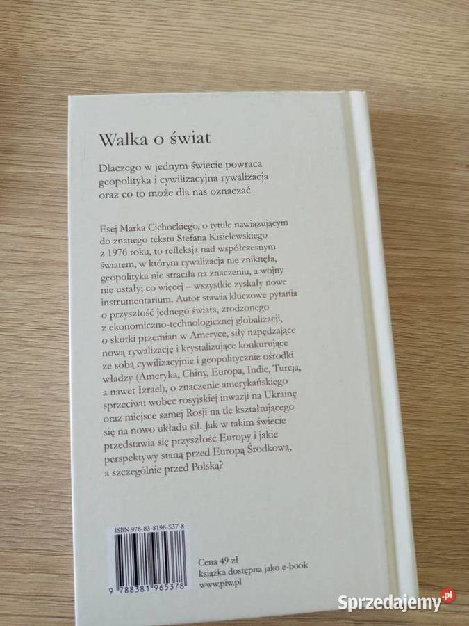 Marek Cichocki Walka o świat twarda Serock