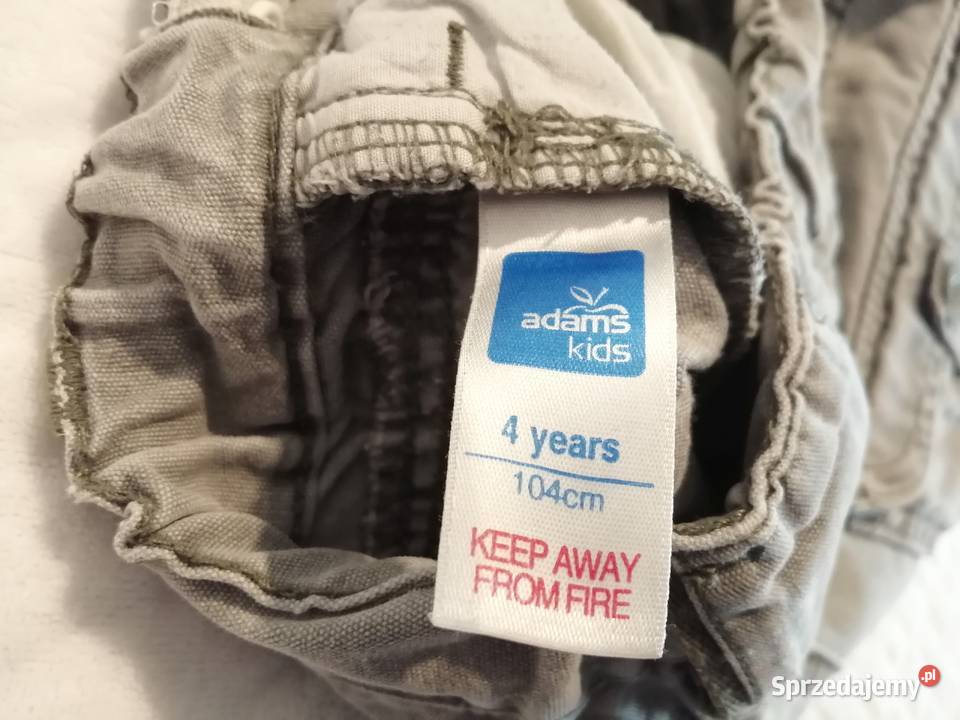 Krótkie spodenki chłopięce 104 Adams kids Odzież chłopiec Czeladź
