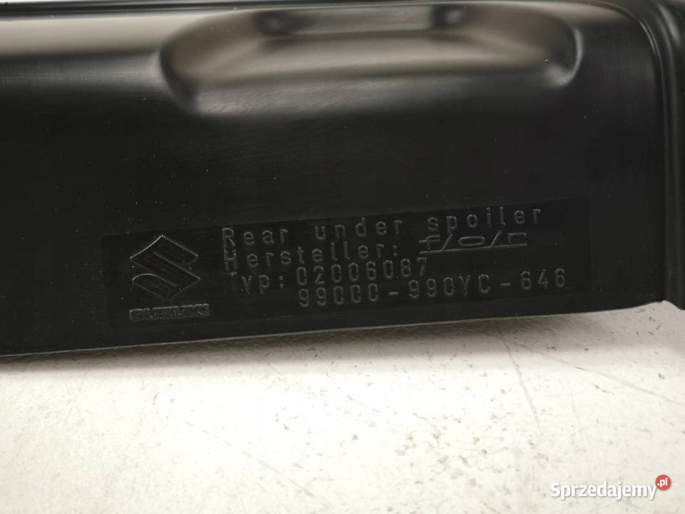 DOKŁADKA ZDERZAKA TYŁ SUZUKI IGNIS 2000 NOWA