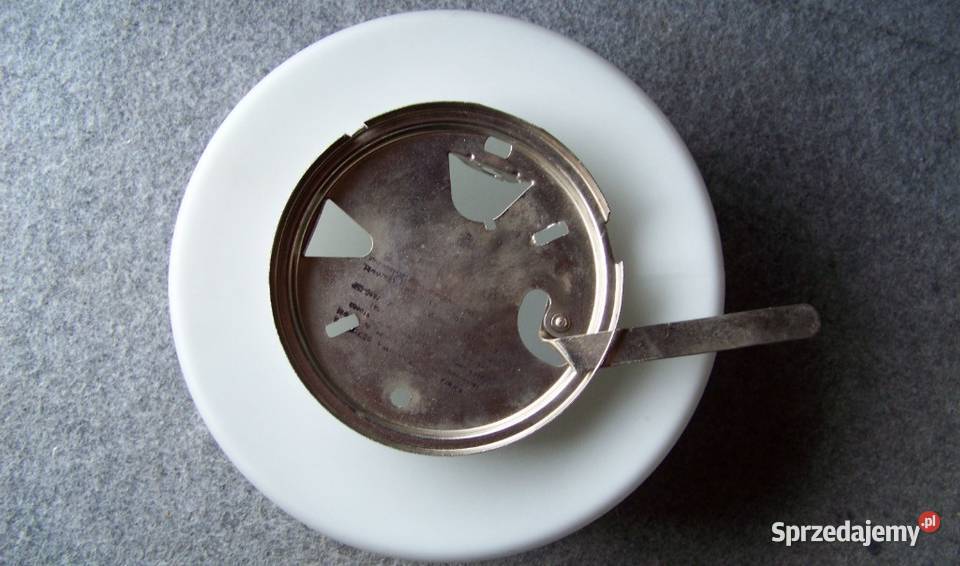 Lampa Plafon Szklany Klosz Okrągły PRL Zakopane