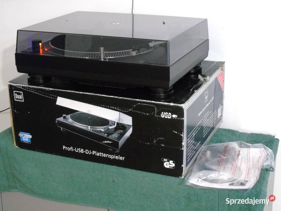 Gramofon Dual DTJ3011USB sprawny pudełko DOSTAWA Gramofony Jasło sprzedam