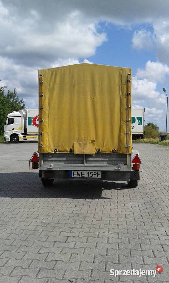 Przyczepa jednoosiowa 245x145x155 resor burtowe Wieluń