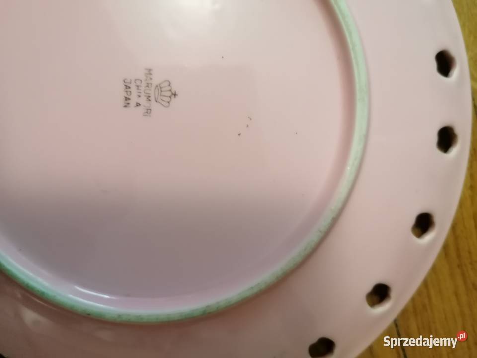 Talerz różowy Akcesoria kuchenne Gdańsk sprzedam