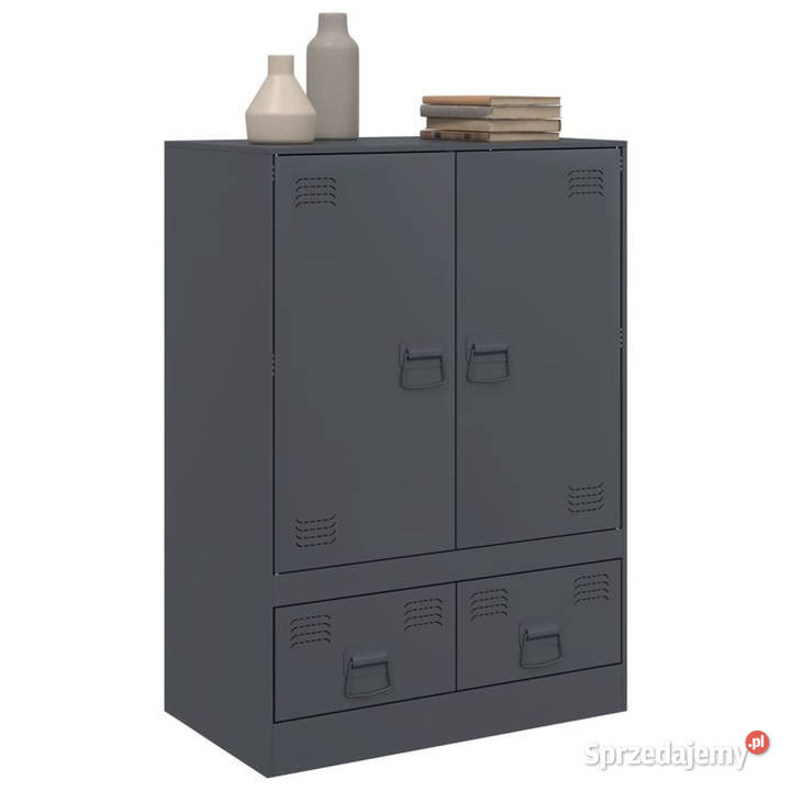 Szafka antracytowa 67x39x95 stal WM841807 Szafki Warszawa