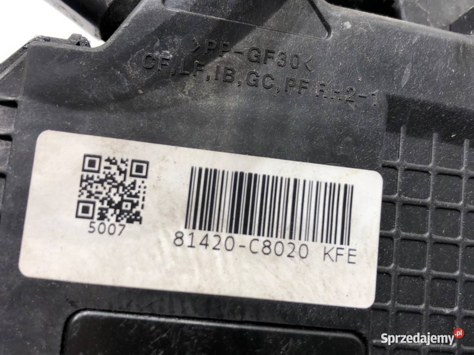 ZAMEK DRZWI PRAWY TYŁ HYUNDAI i20 II Hatchback