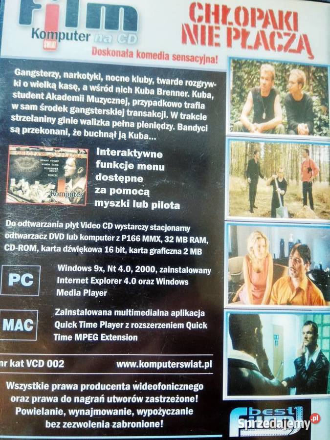 Chłopaki nie płaczą film księgarnie Warszawa