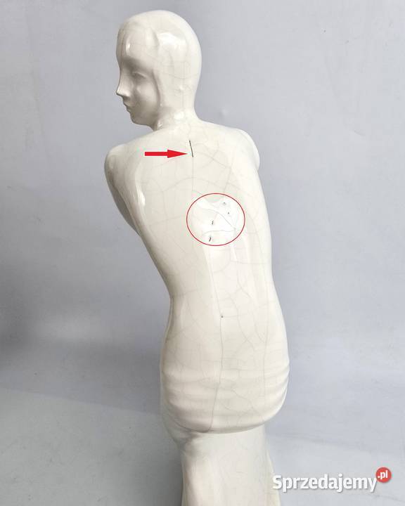 Figura Art Deco Tnzerin Tancerka Sitzendorfer Bronisze