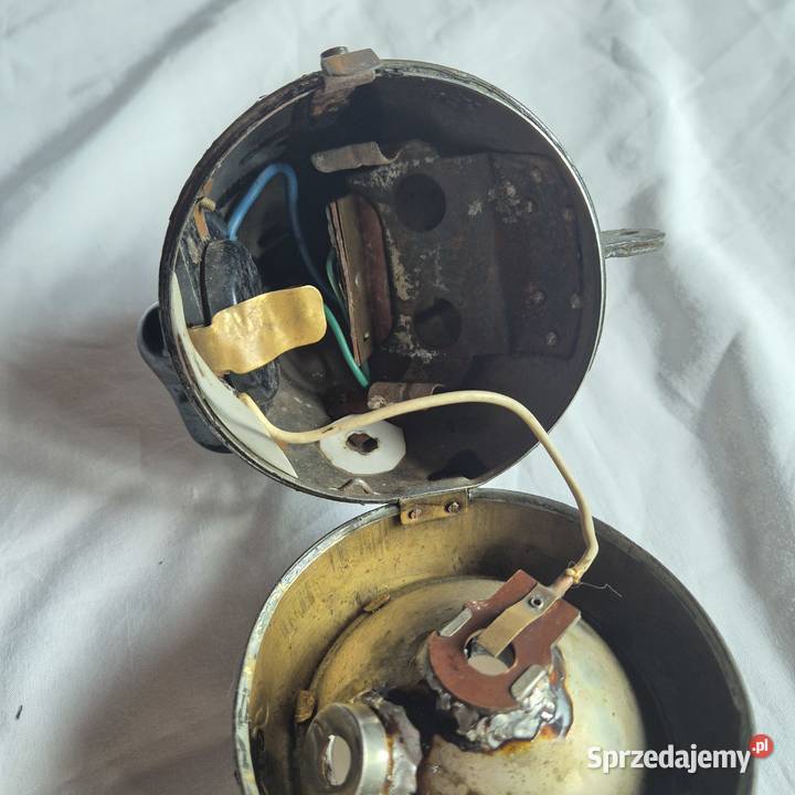 Stara lampa rowerowa przedwojenna zabytek Brzesko