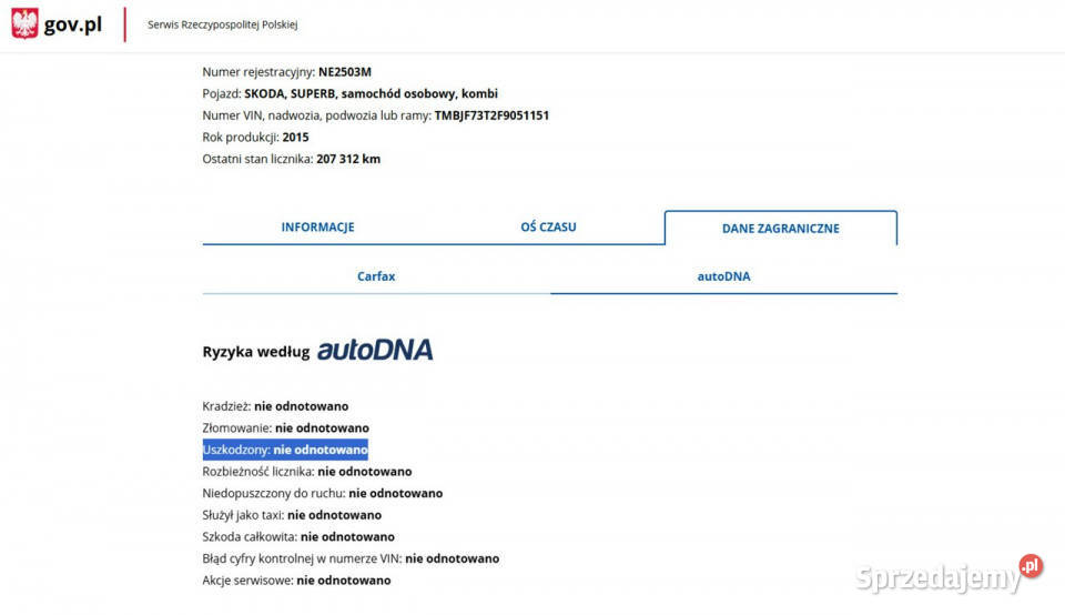 koda Superb 20 Diesel Moc 170 Automat II wspomaganie kierownicy Elbląg