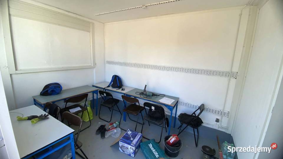 Naczepa pomieszczenia socjalnezaplecze budowy Głowno