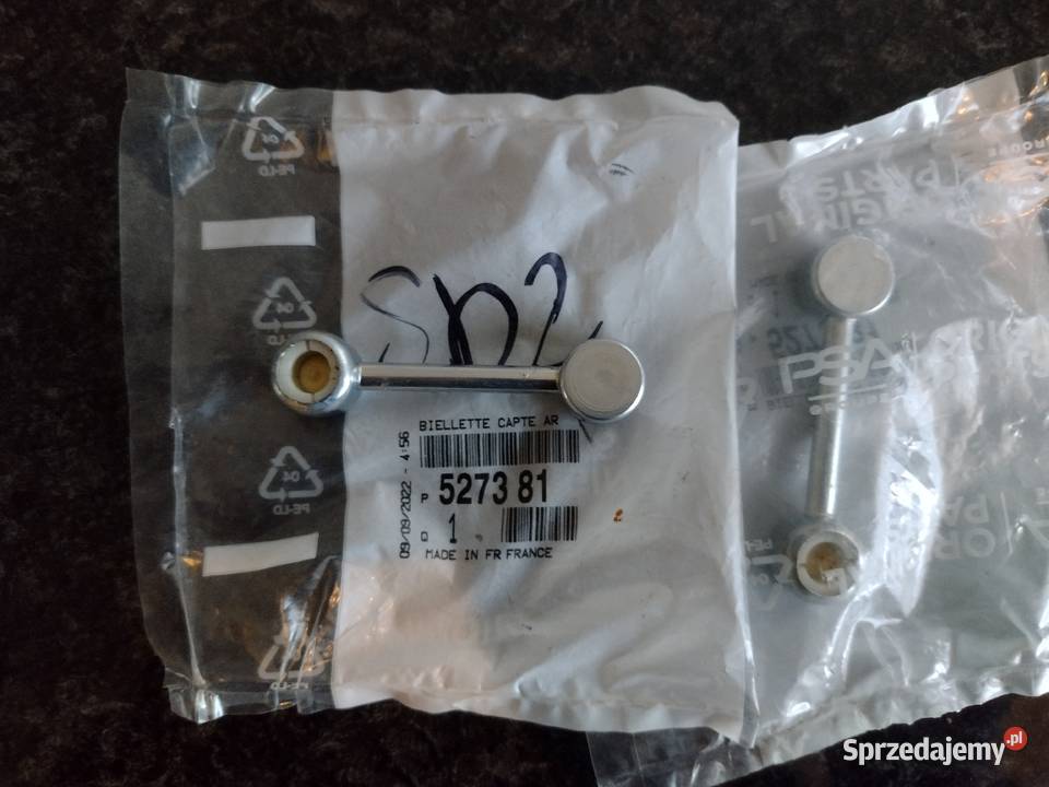 Łącznik korektora wysokości Citroen C5X7 C6 oryg Pozostałe Pruszcz Gdański