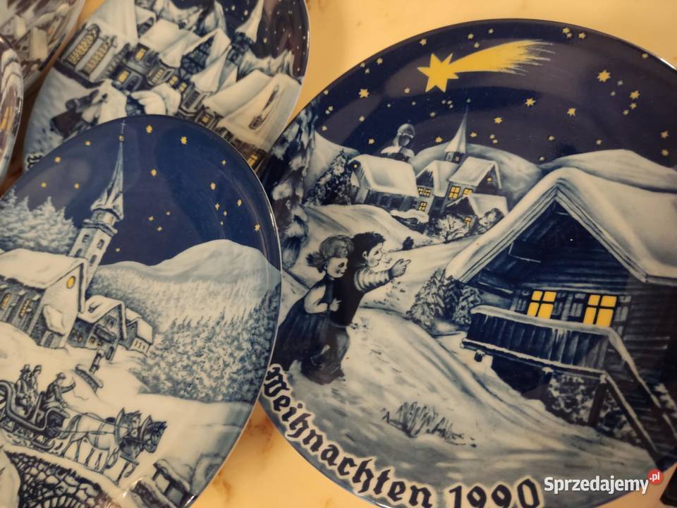 kolekcja talerzy zawieszek sygnowane na święta Gorzów Wielkopolski
