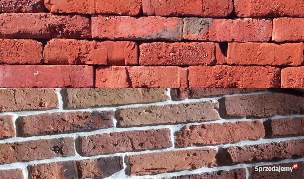Stara cegła płytki starej cegły z piaskowca belk Wrocław