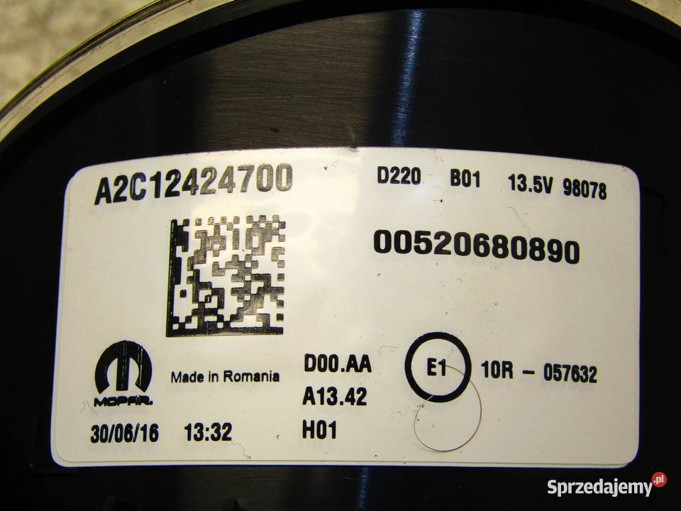 LICZNIK ZEGARY 14 TJet FIAT TIPO II HB osobowe