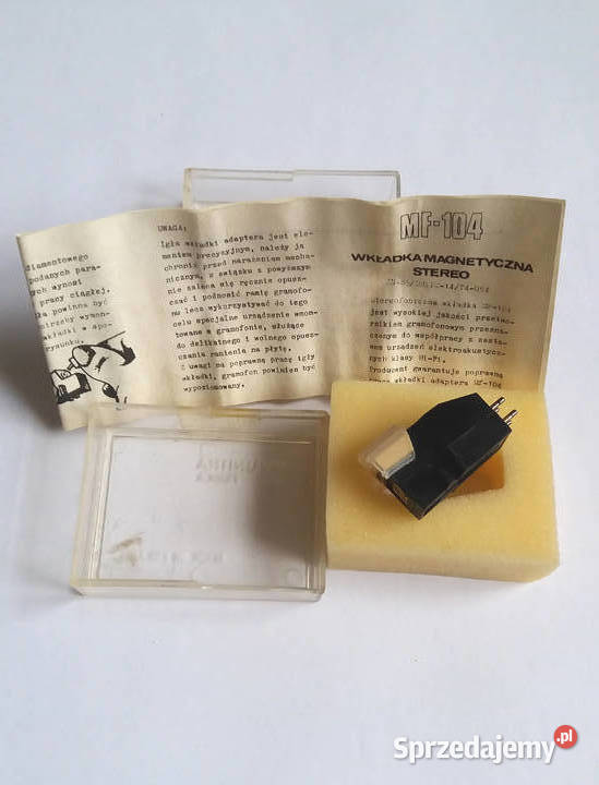 Wkładka gramofonowa z igłą Mf104oryginalna Elektronika mazowieckie Warszawa