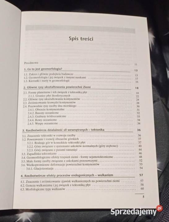 Geomorfologia Piotr Migoń geografia, geologia, turystyka wielkopolskie sprzedam