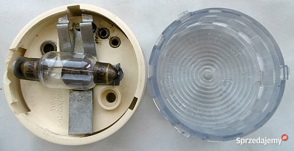 Lampa oświetlenia wnętrza do weterana Skoda Ostrów Wielkopolski