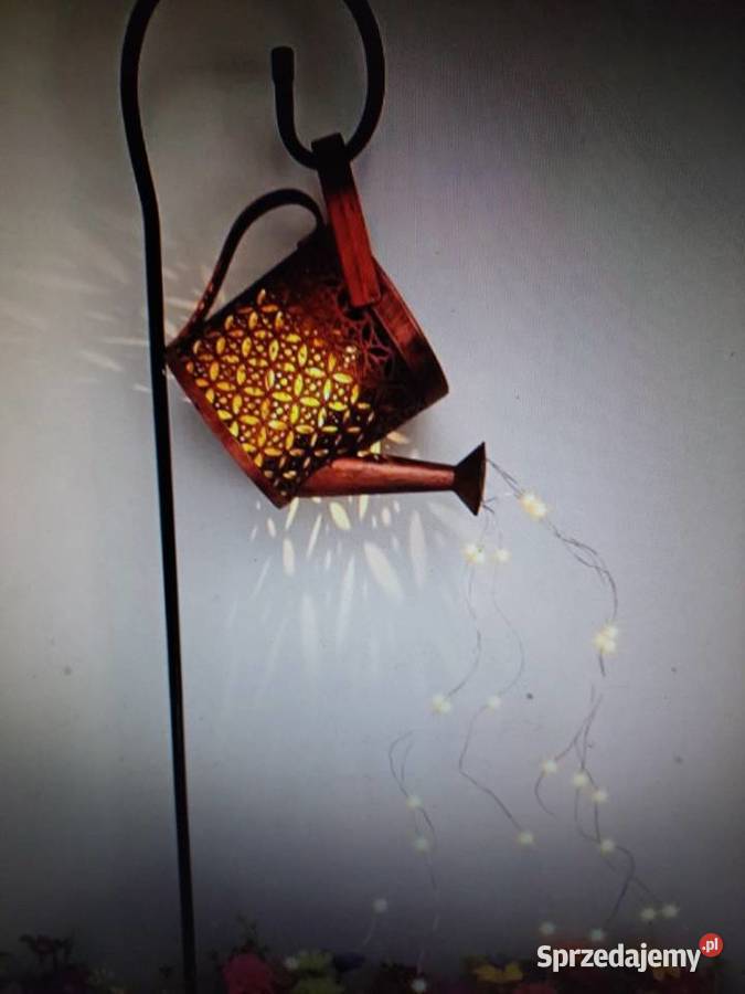 Konewka z światłem na Led słoneczne Nowa Dom i Ogród Wrocław