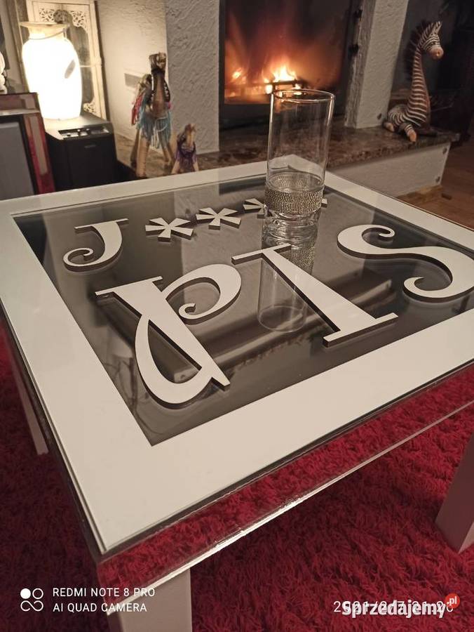 Stolik kawowy 55x55 lustrzany Twoj pomysł na Nowy Sącz