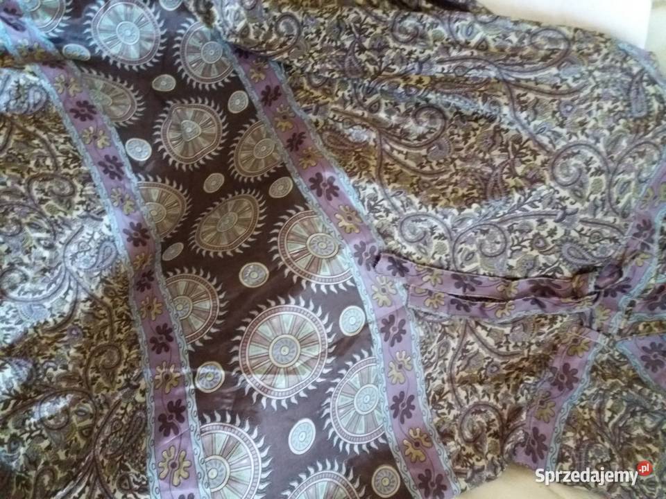 Sukienka Boho 22 jedwab naturalny 2 kolory wzory Białystok